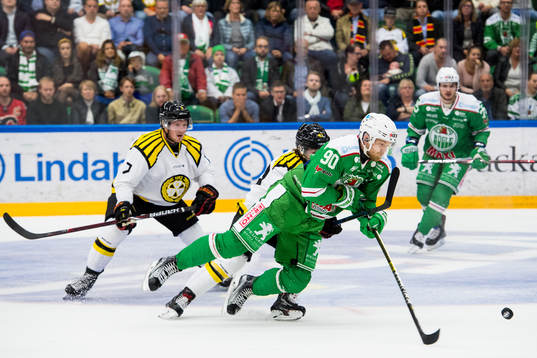 Rögles Ted Brithén och Brynäs Daniel Kristo