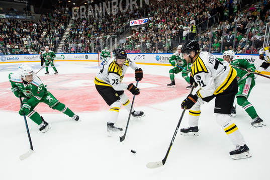 Brynäs Joachim Rohdin och Robert Kousal mot Rögles Leon