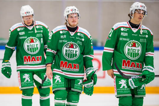 Rögles Linus Sandin och Mattias Sjögren deppar