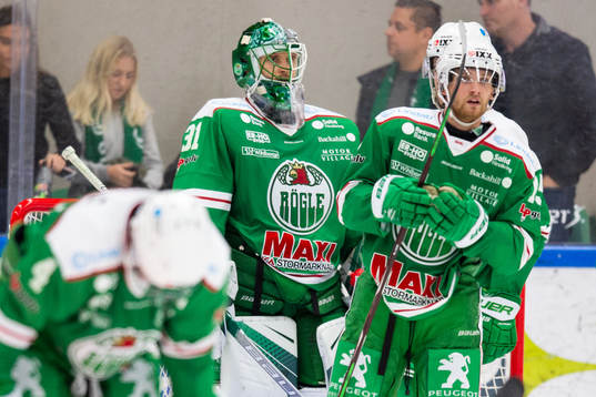 Rögles målvakt Ville Kolppanen deppar