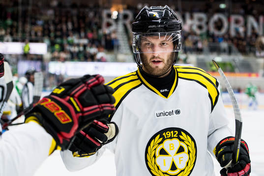 Brynäs Niclas Andersén jublar
