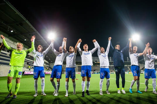 Norrköpings spelare tacker de tillresta supportrarna