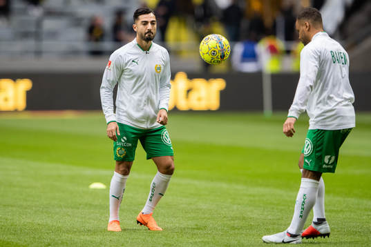 Hammarbys Jiloan Hamad och Serge-Junior Martinsson Ngouali