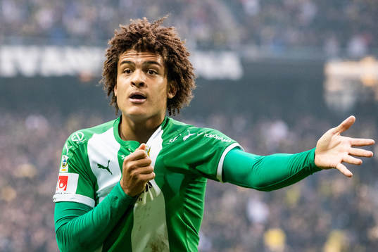 Hammarbys Neto Borges reagerar