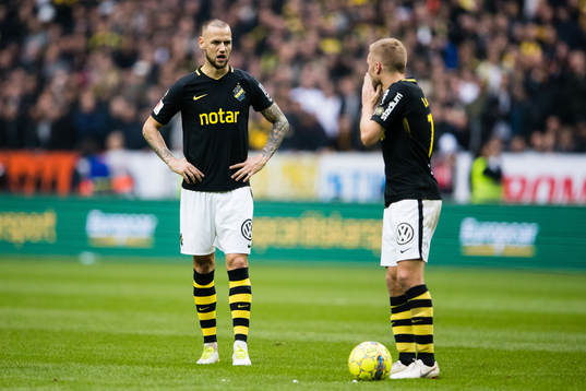 s Alexander Milosevic och Sebastian Larsson