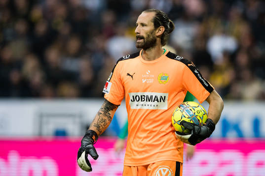 Hammarbys målvakt Johan Wiland