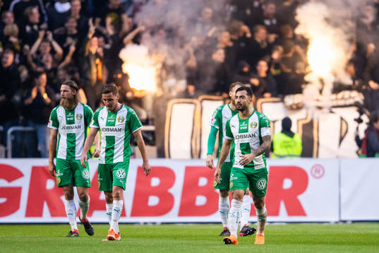 Hammarbys spelare deppar