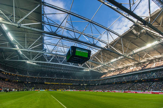 Generell vy av ett fulltsatt Friend Arena