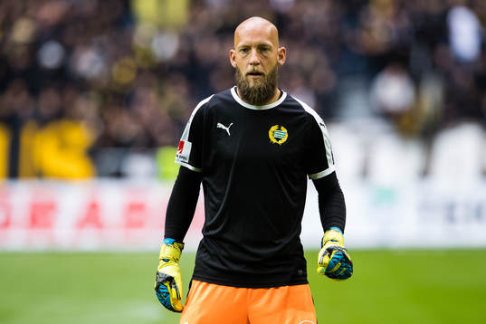 Hammarbys målvakt Benny Lekström