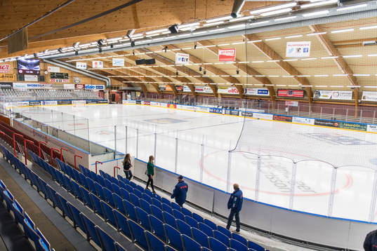 Interiör vy från Plivit Trade Hallen