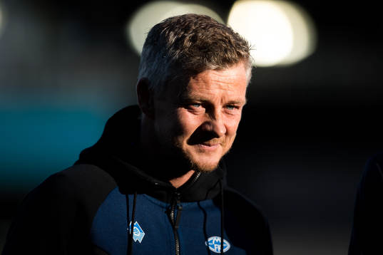 Ole Gunnar Solskjær, manager of Molde