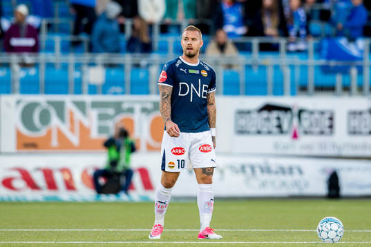 Marcus Pedersen of Strømsgodset looks dejected