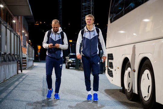 Eirik Hestad and Erling Braut Håland of Molde