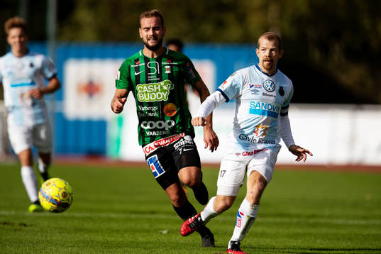 Gefles Jonas Lantto mot Varbergs Perparim Beqaj