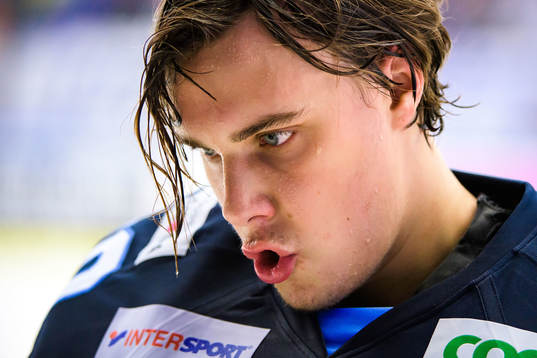 Karlskogas målvakt Olle Eriksson Ek