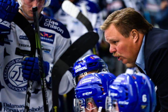 Leksands tränare Leif Carlsson