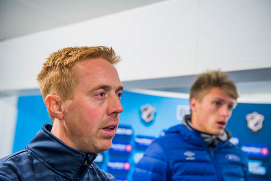 Svein Maalen, head coach of Ranheim, and Ivar Furu of