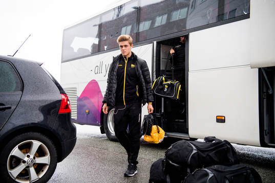 Mathias Idsøe Bringaker of Start arrives