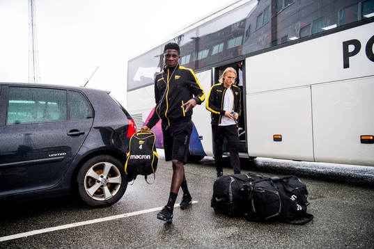 Afeez Aremu of Start arrives