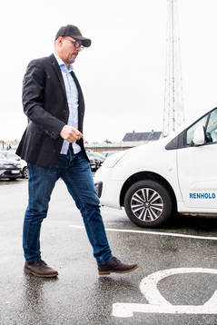 Kjetil Rekdal, head coach of Start, arrives