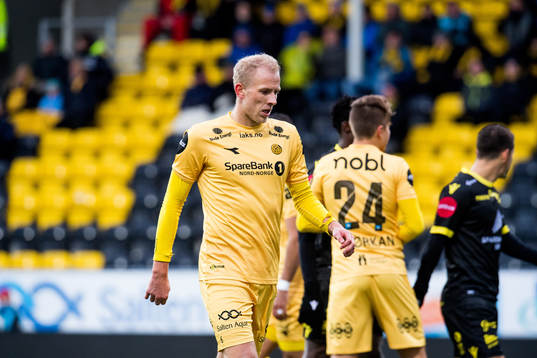 Vegard Leikvoll Moberg of Bodø/Glimt looks dejected