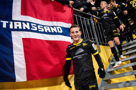 Herolind Shala of Start celebrates