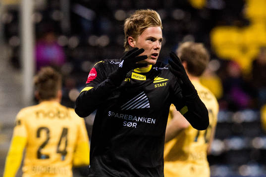 Tobias Christensen of Start reacts