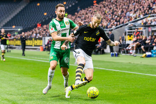 s Alexander Milosevic och Hammarbys Muamer Tankovic