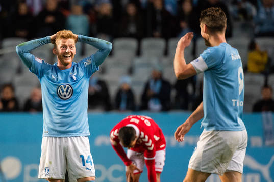Malmö FFs Anders Christiansen jublar