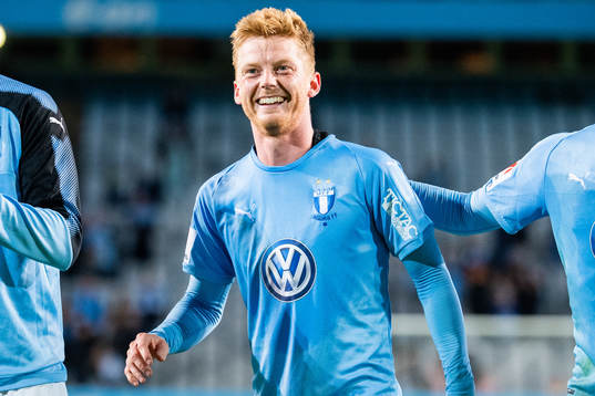 Malmö FFs Anders Christiansen jublar
