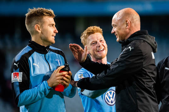 Malmö FFs Anders Christiansen jublar