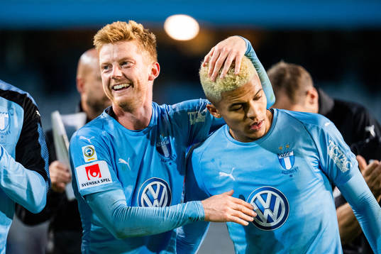Malmö FFs Anders Christiansen kramar om Romain Gall