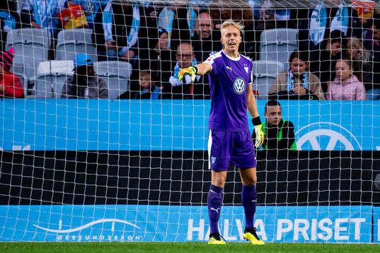 Malmö FFs målvakt Walter Viitala