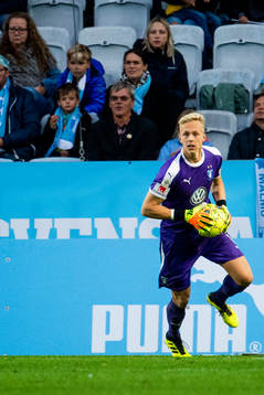 Malmö FFs målvakt Walter Viitala