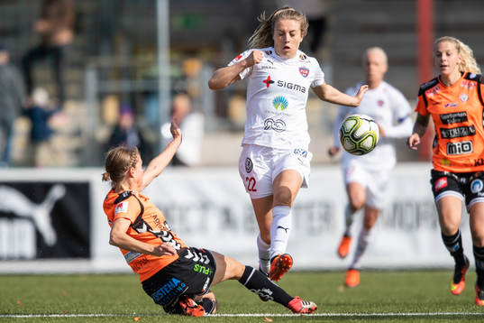 Rosengårds Fiona Brown och Kristianstads Sif Atladottir