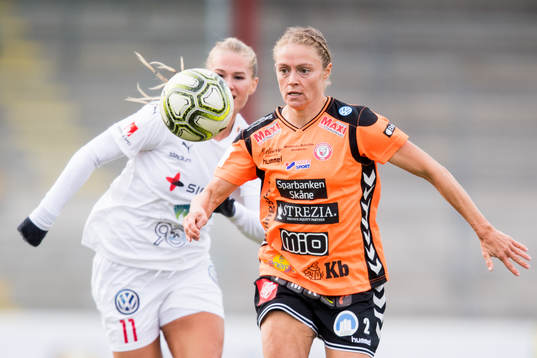 Kristianstads Sif Atladottir och Rosengårds Lisa-Marie