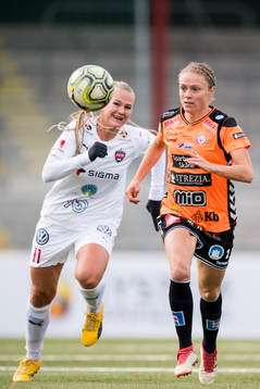 Kristianstads Sif Atladottir och Rosengårds Lisa-Marie