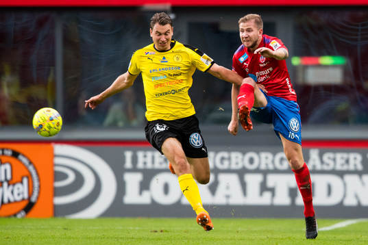 Frejs Marcus Hansson och Helsingborgs Darijan Bojanic