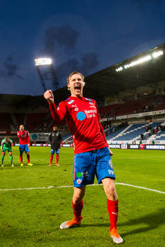 Helsingborgs Andri Runar  Bjarnason som gjorde