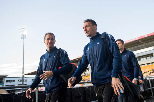 Morten Gamst Pedersen and Magnar Ødegaard of Tromsø