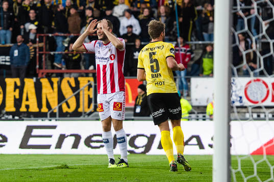 Tromsø Lasse Nilsen of Tromsø reacts