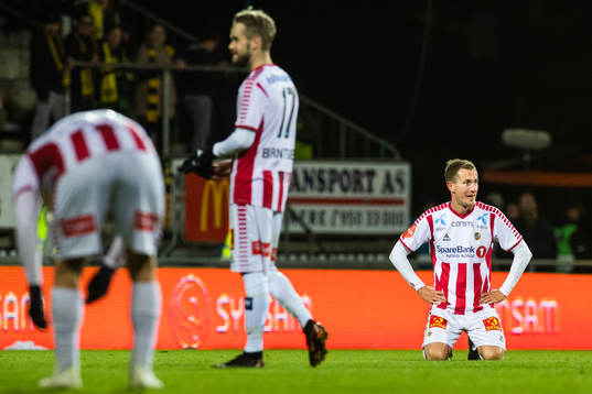Tromsø Morten Gamst Pedersen of Tromsø looks dejected
