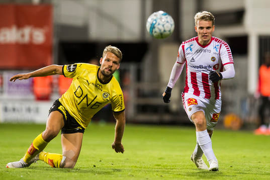 Mats Haakenstad of Lillestrøm and Mikael Nord Ingebrigtsen