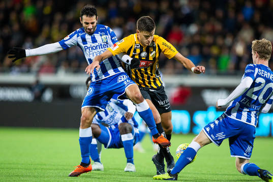 IFK Göteborgs André Calisir och Häckens Alexander