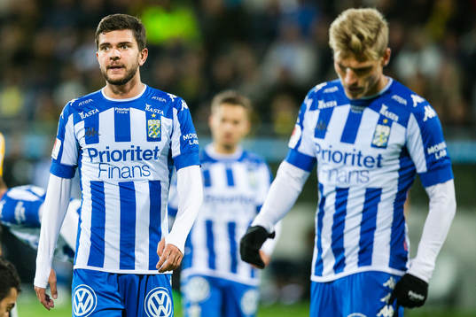 IFK Göteborgs Fredrik Oldrup Jensen deppar