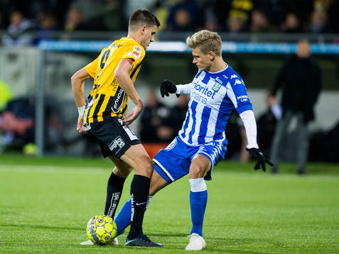 Häckens Alexander Jeremejeff och IFK Göteborgs Carl