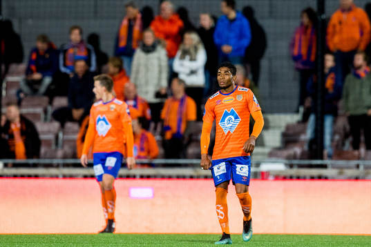 Erikson Spinola Lima of Aalesund loos dejected