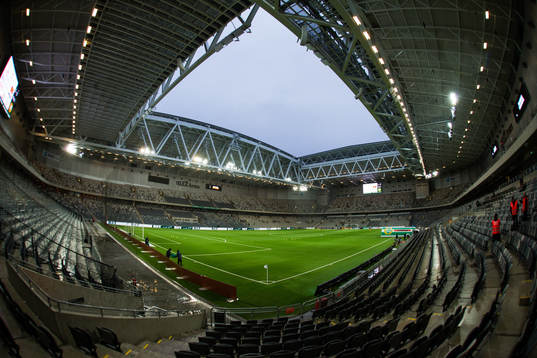 Generell vy av Tele2 Arena