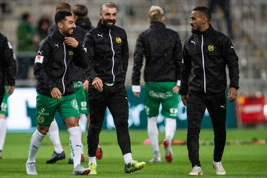 Hammarbys Jiloan Hamad, Kennedy Bakircioglu och Junes Barny