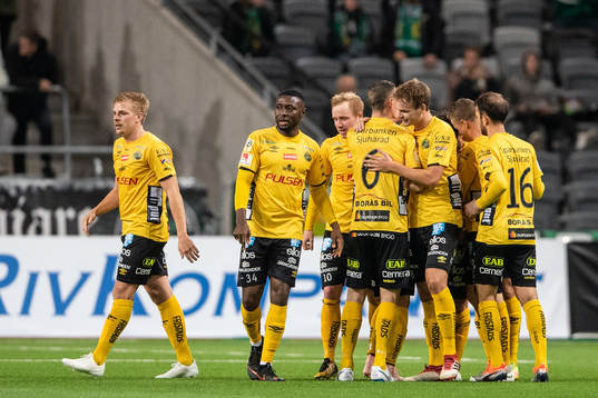 Elfsborgs spelare jublar